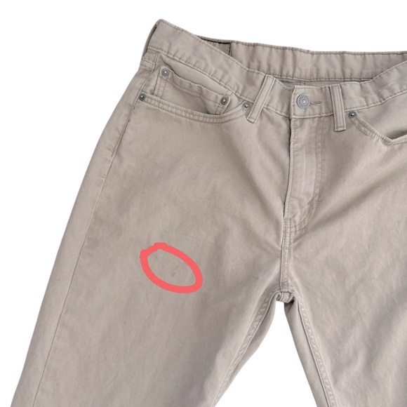 Men’s size 34 x 30 514 straight jeans/khakis in great condition - Picture 4 of 5